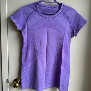 lululemon athletica Purple Short Sleeve Tee